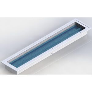 LUMINÁRIA SALA LIMPA COM ABERTURA INFERIOR