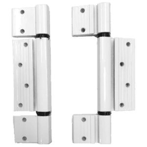 DOBRADIÇA TRIPLA P/PERFIL BRANCO - COD 377