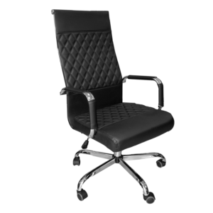 Cadeira Presidente 501-P com Telex e Estrutura Cromada